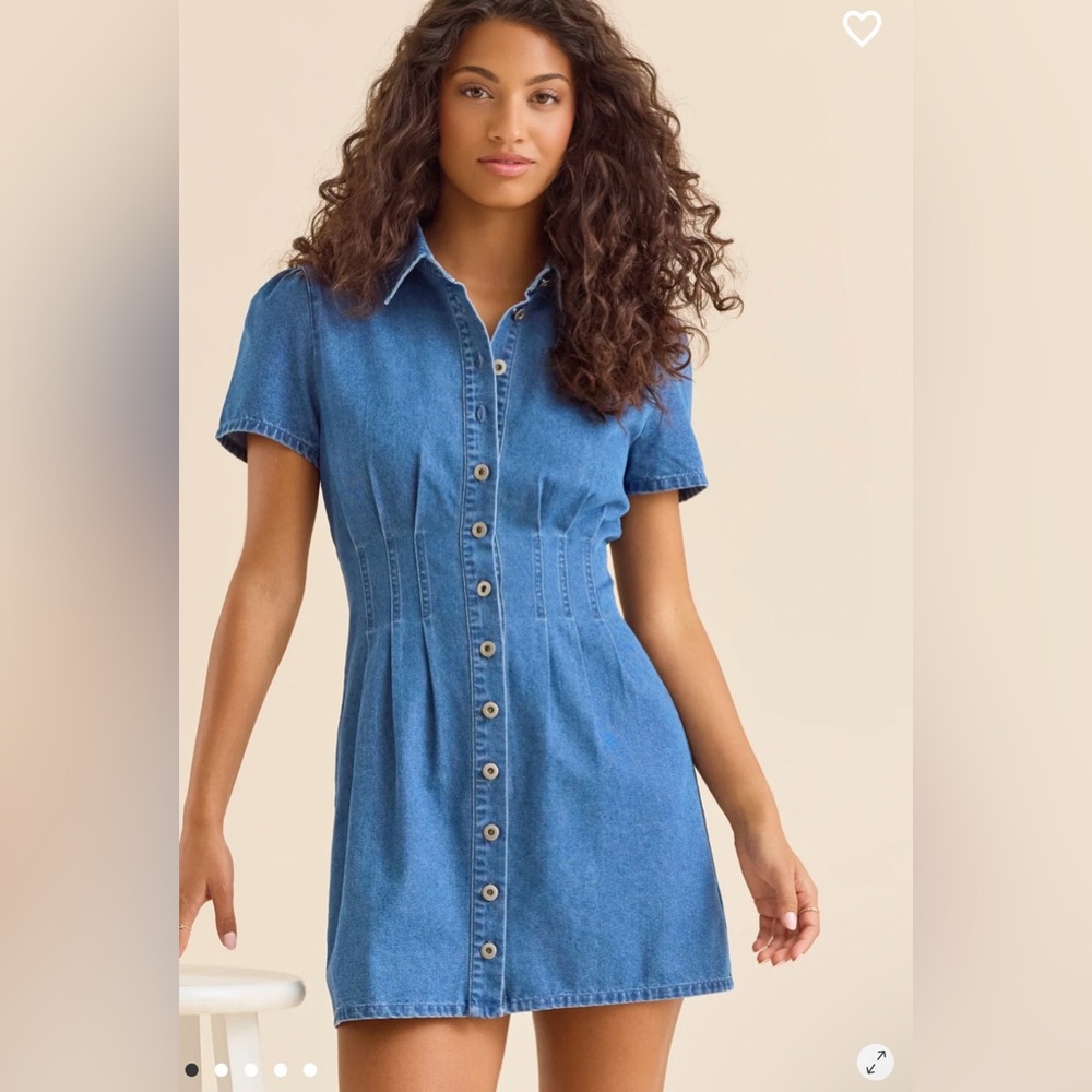 Altard State Zoe Denim Mini Dress